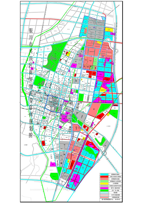 兴庆区商贸物流带项目规划公示图-银川市人民政府门户网站